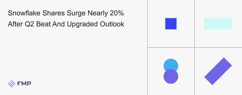 Snowflake Shares Surge Nearly 20% After Q2 Beat And Upgraded Outlook