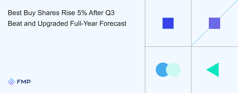 Best Buy Shares Rise 5% After Q3 Beat and Upgraded Full-Year Forecast