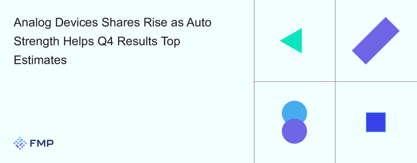 Analog Devices Shares Rise as Auto Strength Helps Q4 Results Top Estimates