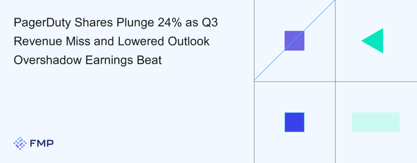 PagerDuty Shares Plunge 24% as Q3 Revenue Miss and Lowered Outlook Overshadow Earnings Beat