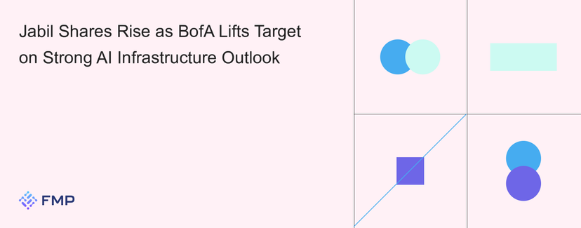 Jabil Shares Rise as BofA Lifts Target on Strong AI Infrastructure Outlook