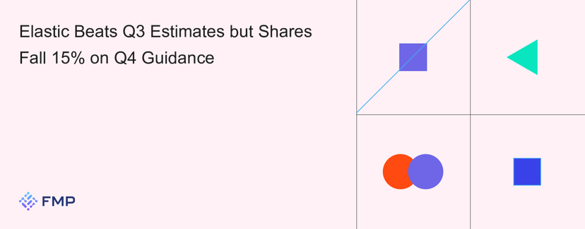 Elastic Beats Q3 Estimates but Shares Fall 15% on Q4 Guidance