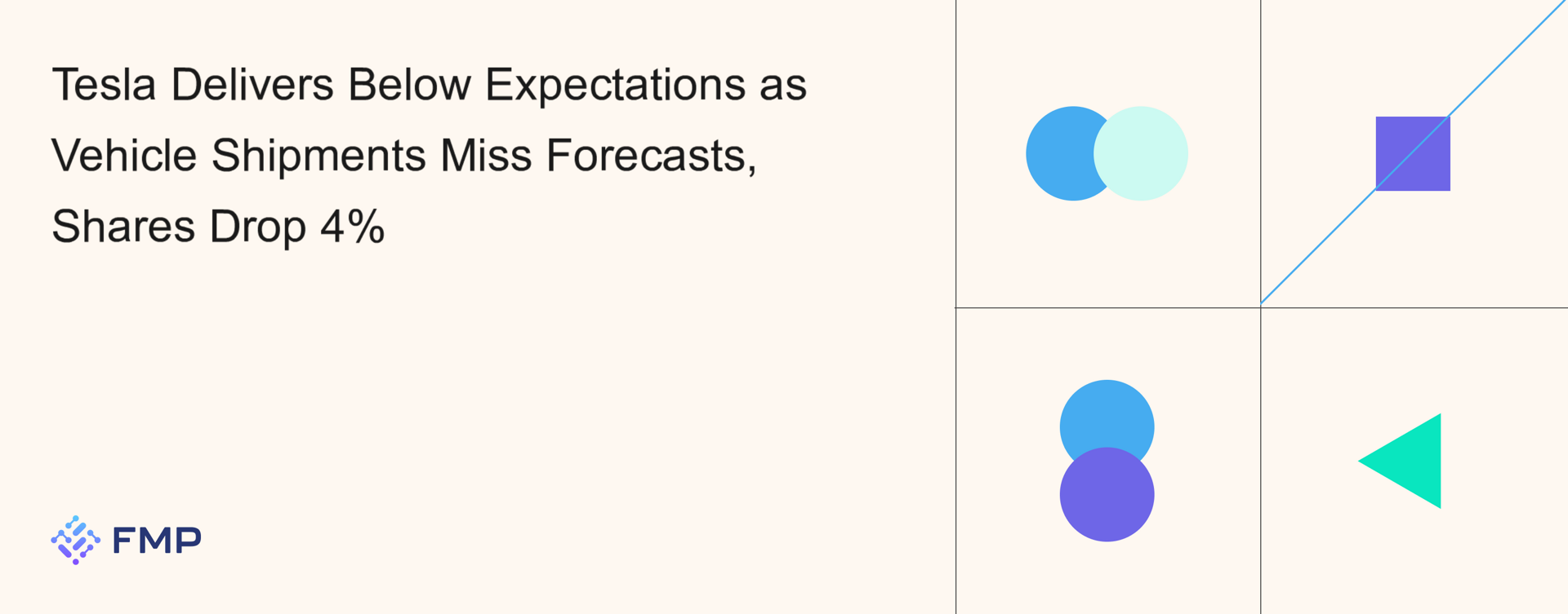Tesla Delivers Below Expectations as Vehicle Shipments Miss Forecasts, Shares Drop 4%