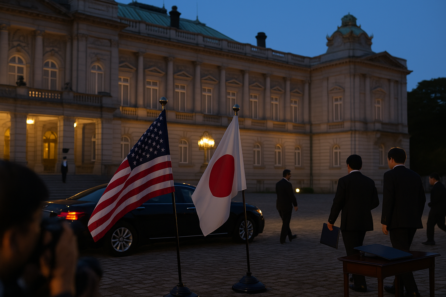 Trump Hails Japan, Signs Trade and Rare Earths Deals