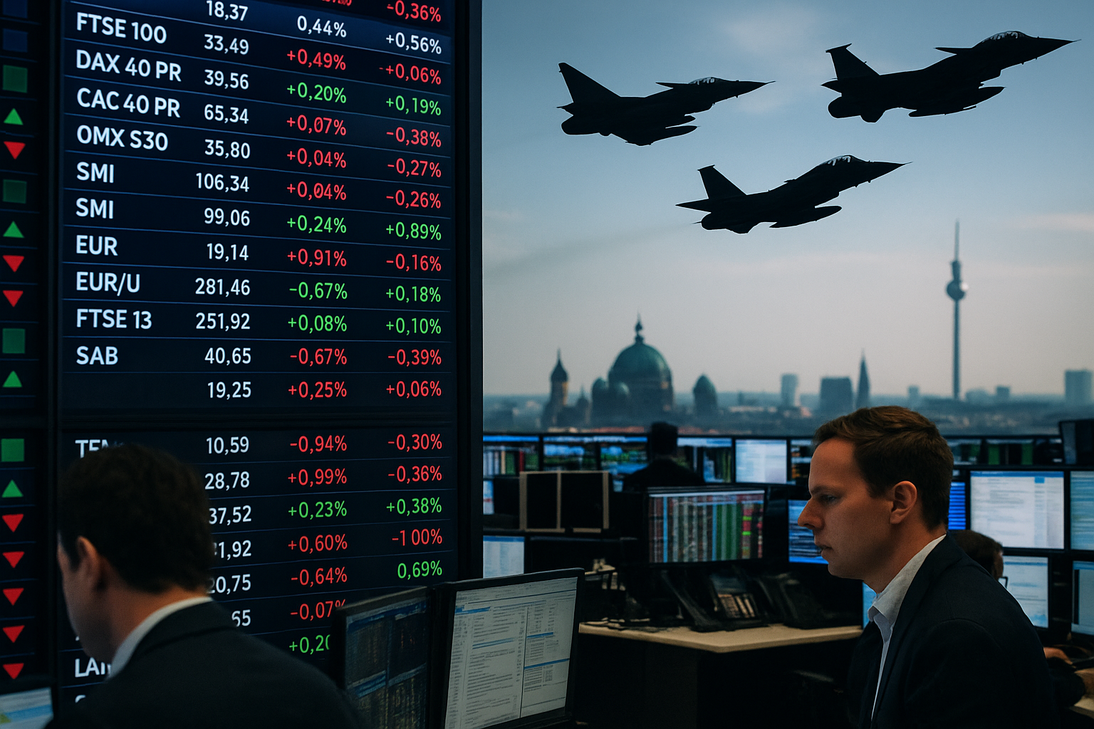 Europe Shares Slip as Trump Backs Ukraine Reclaiming Territory