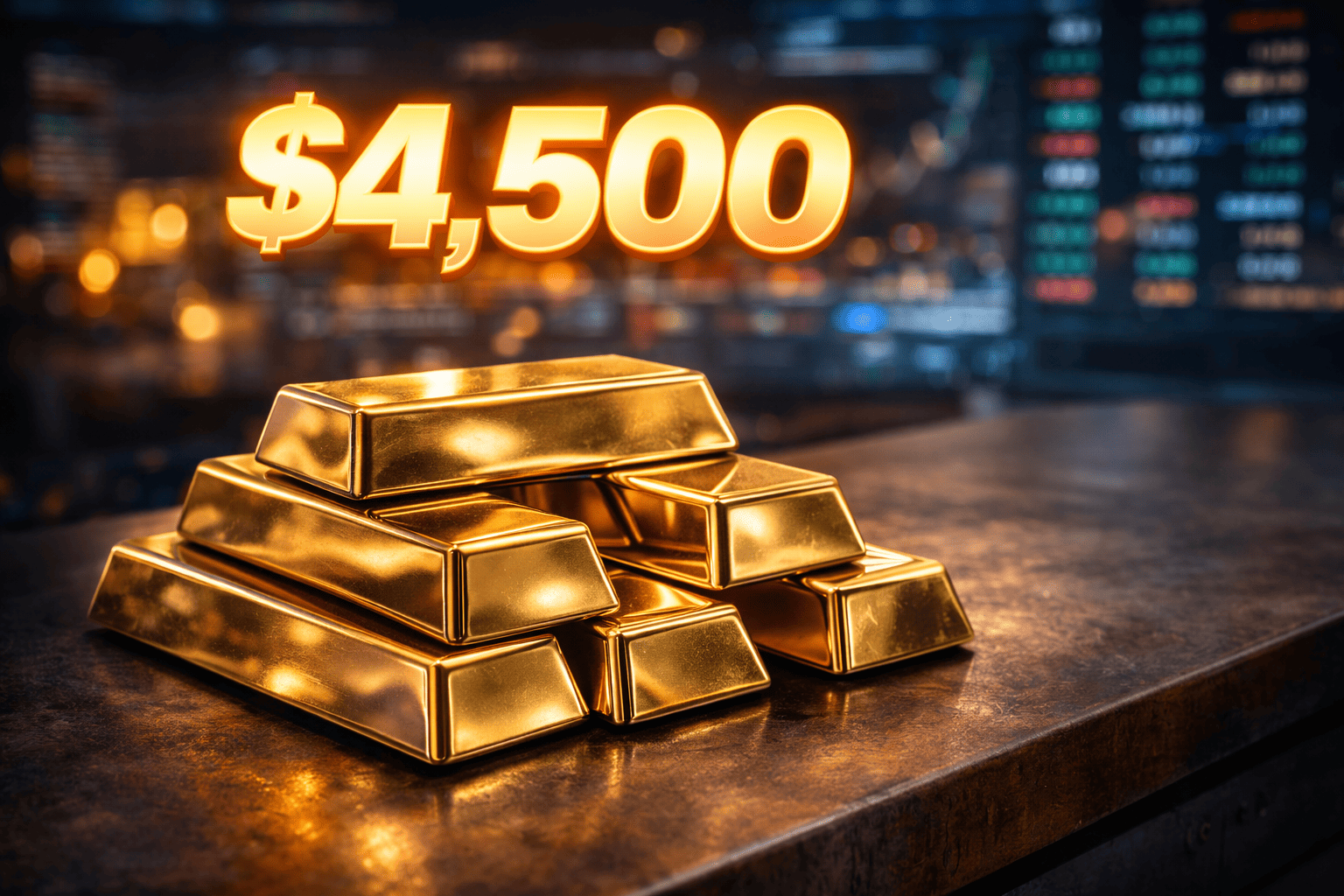 Gold Smashes $4,500 as Safe-Haven Rush Ignites Metal Frenzy