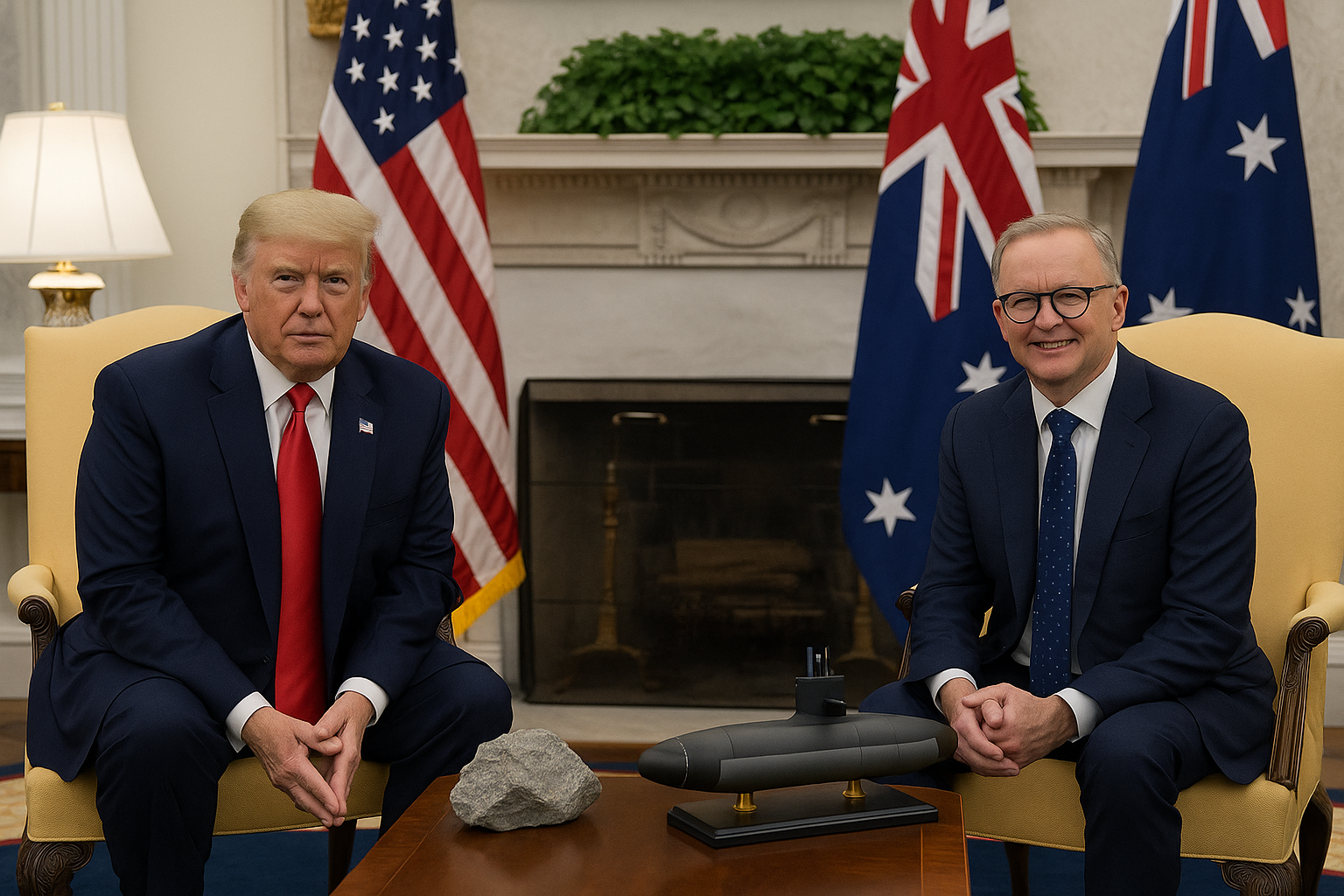 Trump Expects Fair Deal With China, Vows Speedy Submarine Deliveries to Australia