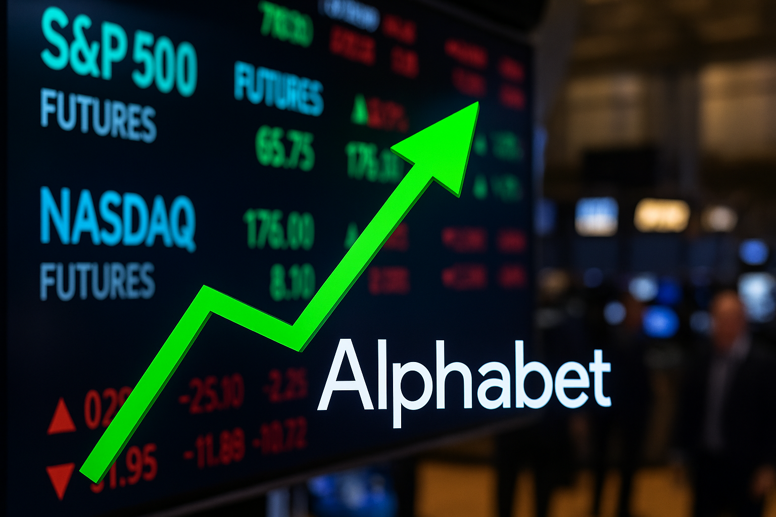 S&P 500 and Nasdaq Poised to Open Higher as Alphabet Rallies Ahead of Jobs Data