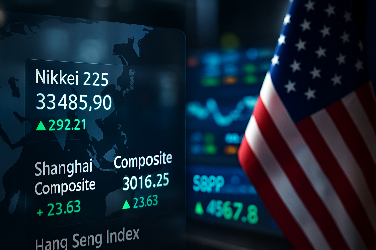 Global Equity Jitters: Asia Mixed, Wall Street Nears Record Highs