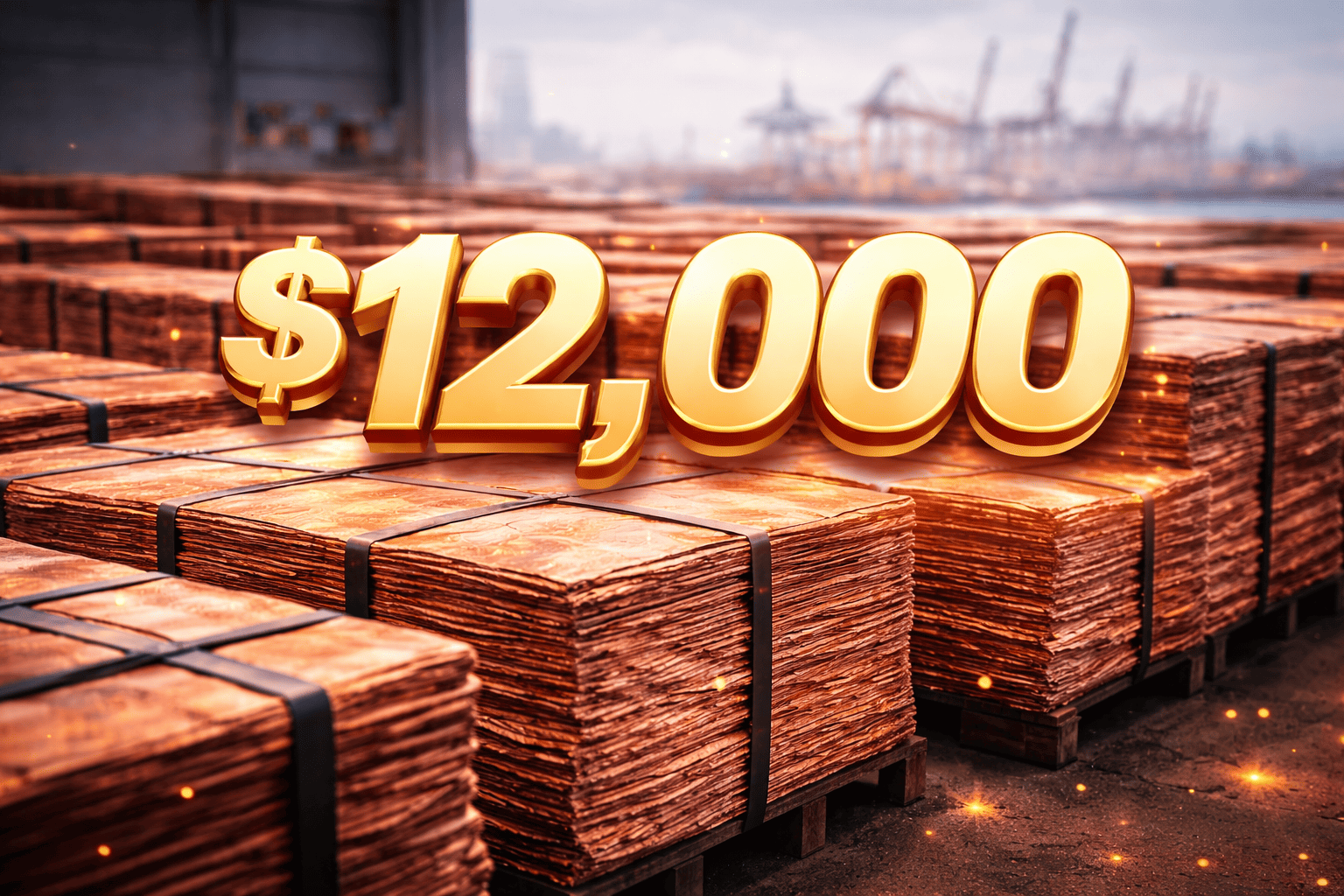 Copper Breaks $12,000 as Tariff Trade and Supply Fears Collide