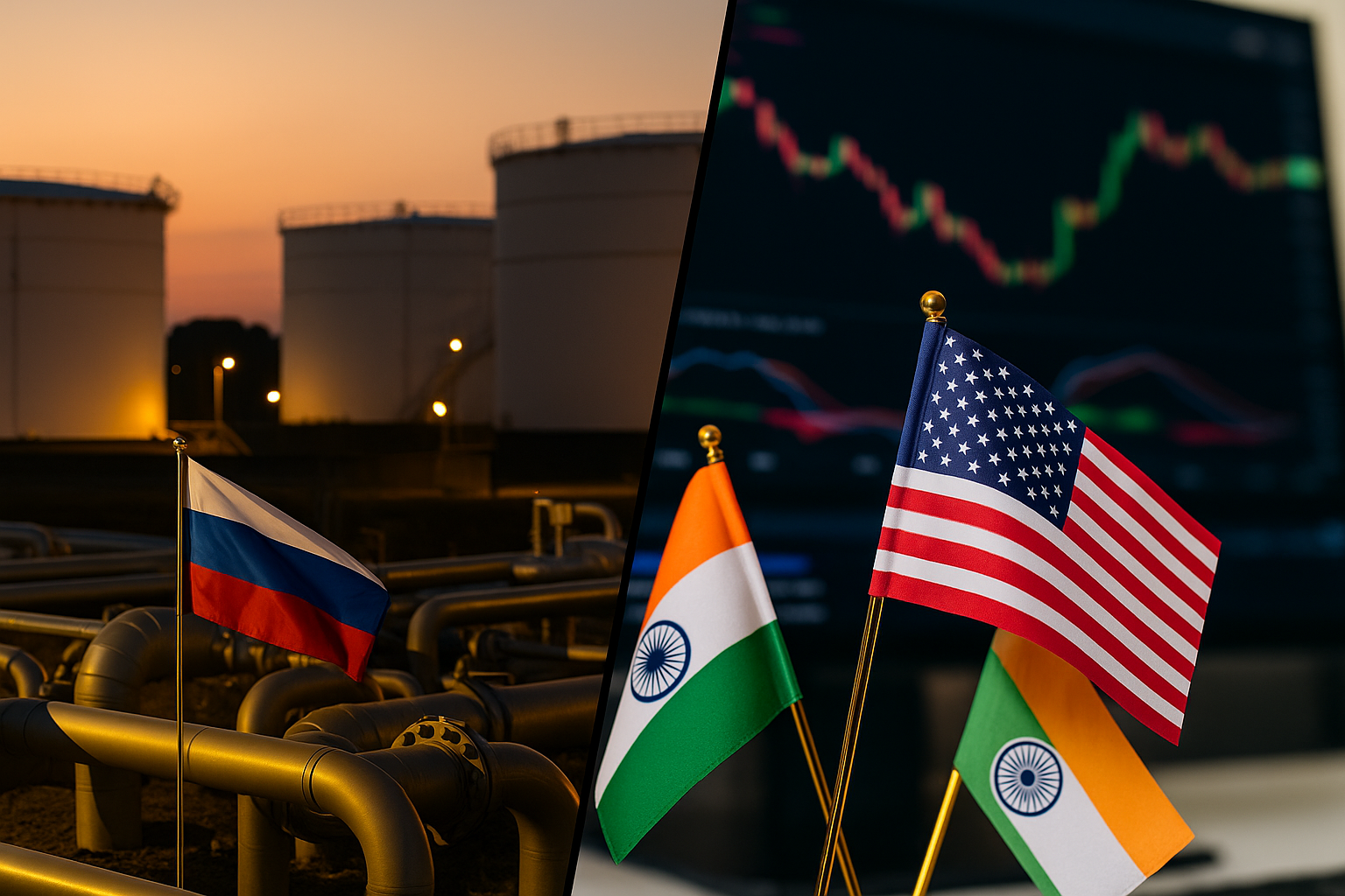 Trump Sanctions Russian Oil Majors as Oil Prices Jump and India Reassesses Imports