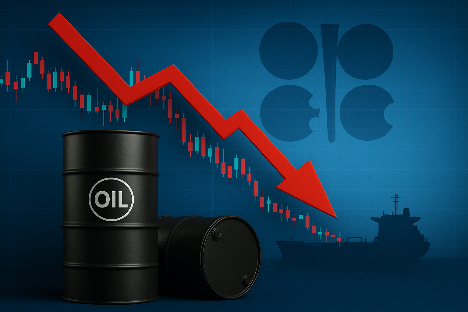 Oil Slides Sharply as Mideast Ceasefire Hopes Dampen Risk Premiums
