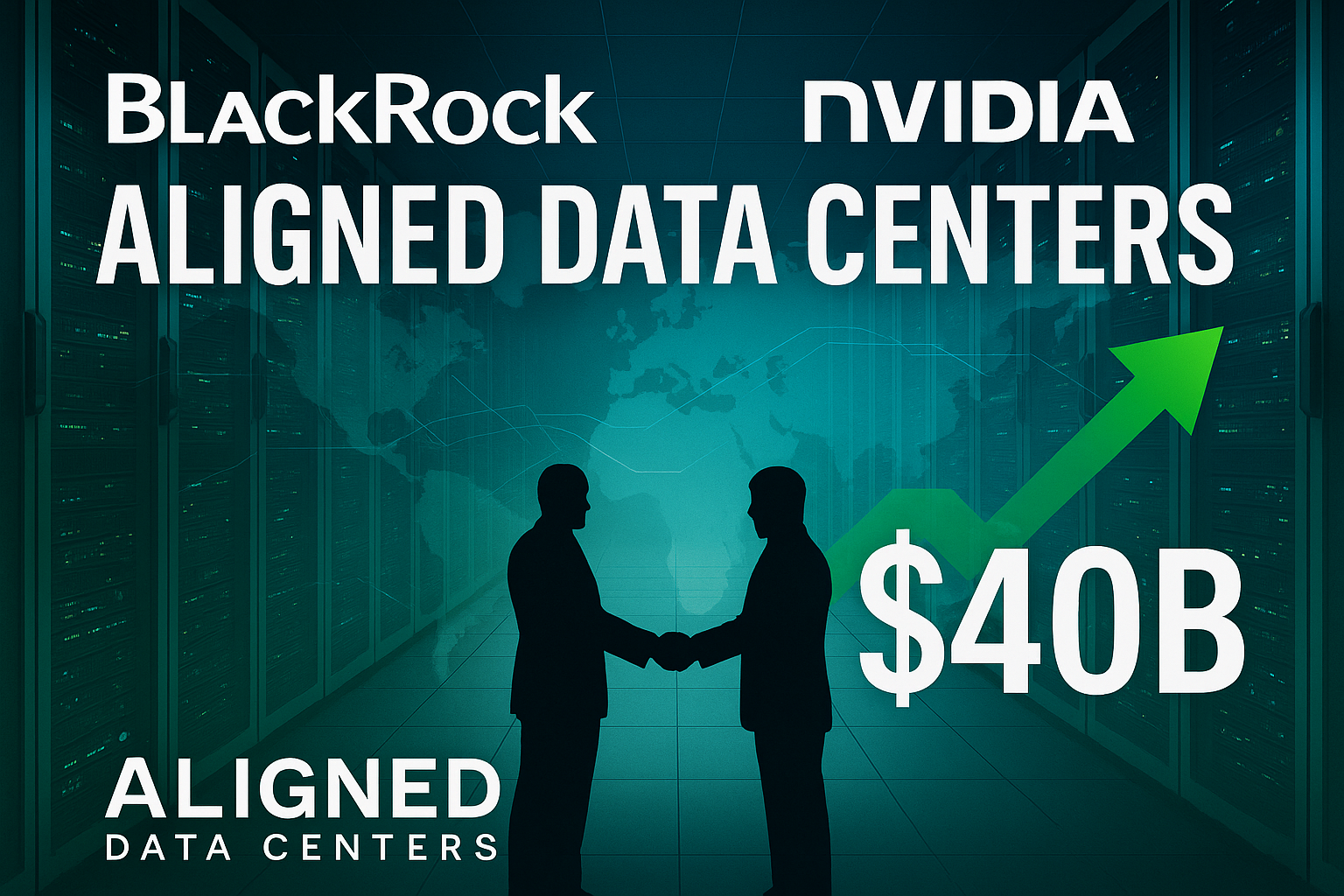 BlackRock, Nvidia-Backed Consortium to Acquire Aligned Data Centers in $40B AI Infrastructure Deal