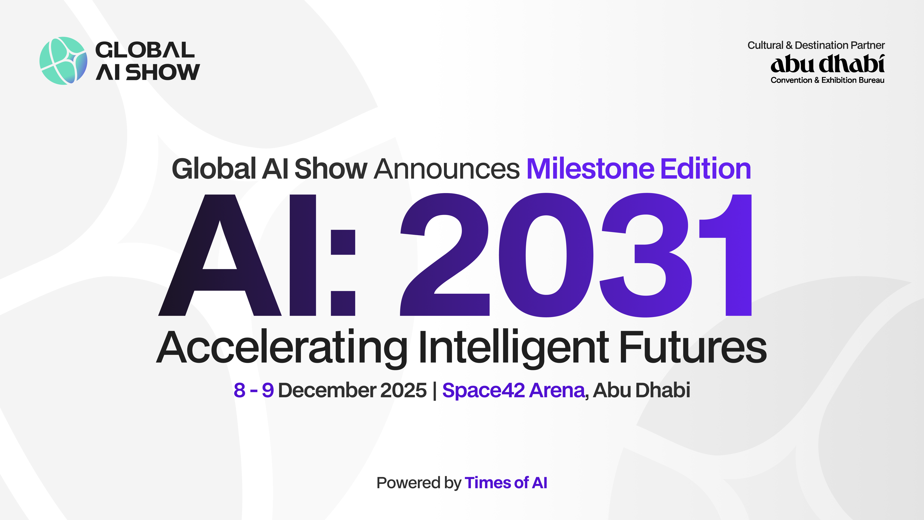 Global AI Show Announces Milestone Edition: AI:2031 – Accelerating Intelligent Futures