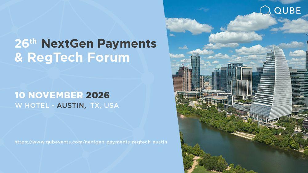 Main image for event: 26th NextGen Payments & RegTech Forum – Austin, TX