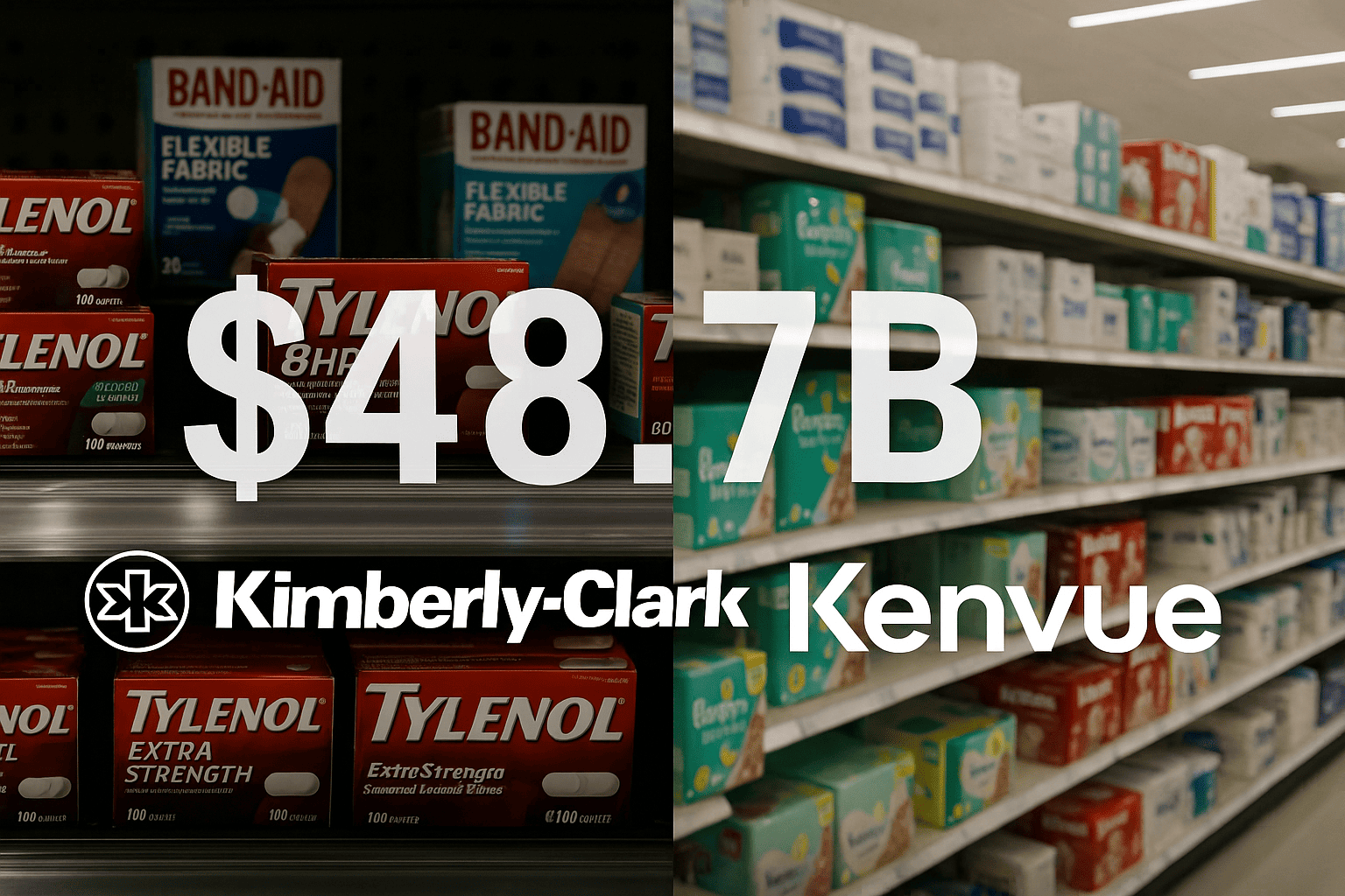 Kimberly-Clark Buys Kenvue in $48.7B Cash-Stock Deal