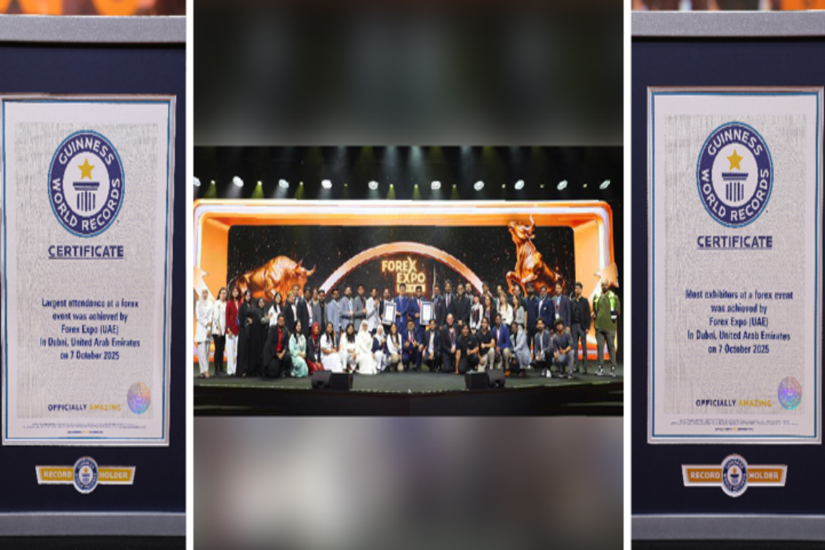 Forex Expo Dubai Wins Guinness World Records™ with 20,021 Visitors