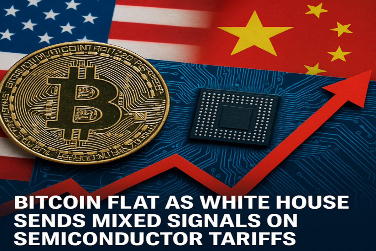 Bitcoin Steady as U.S. Sends Mixed Signals on Tech Tariffs