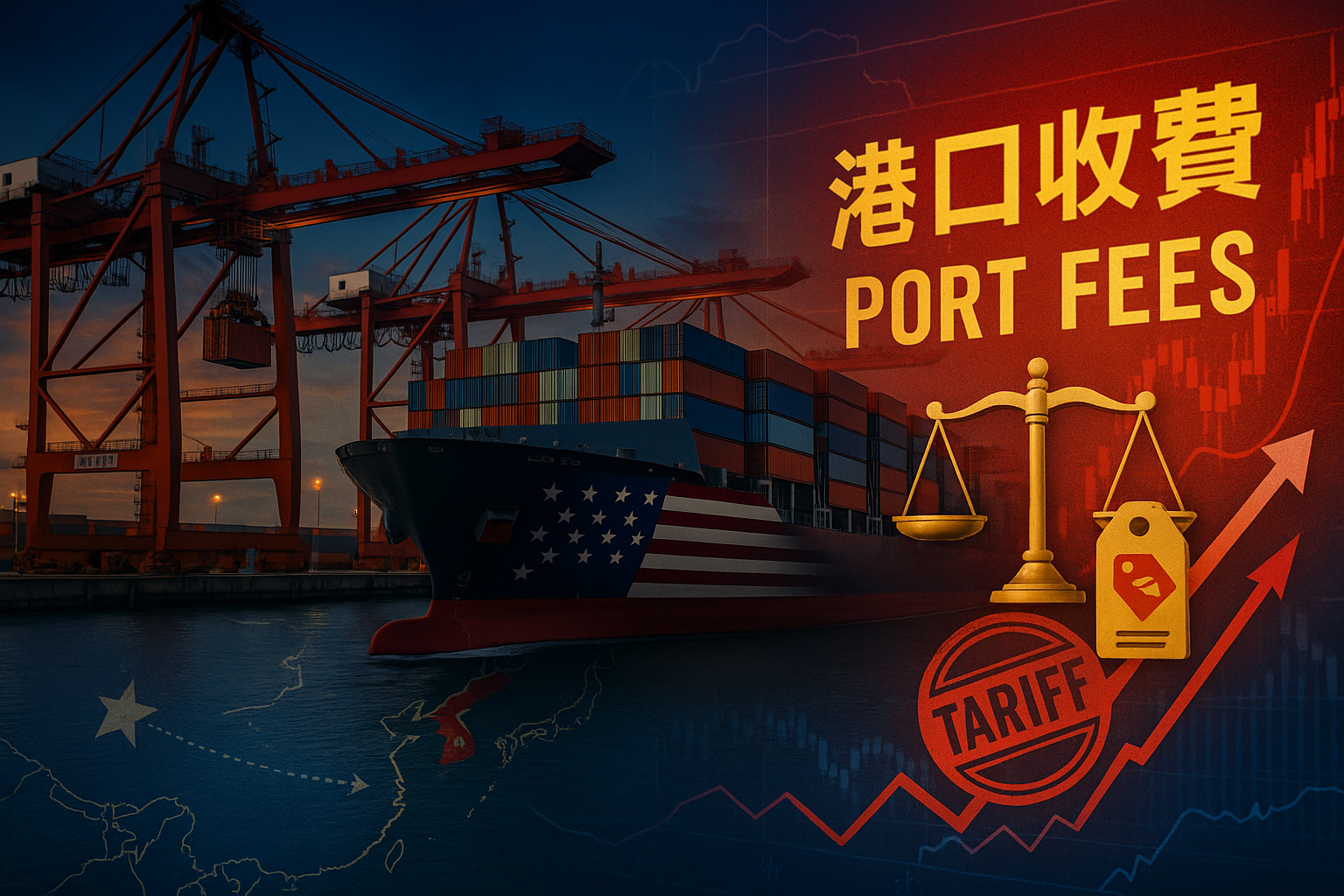 China Retaliates: New Port Fees on U.S. Ships Escalate Trade War Drama