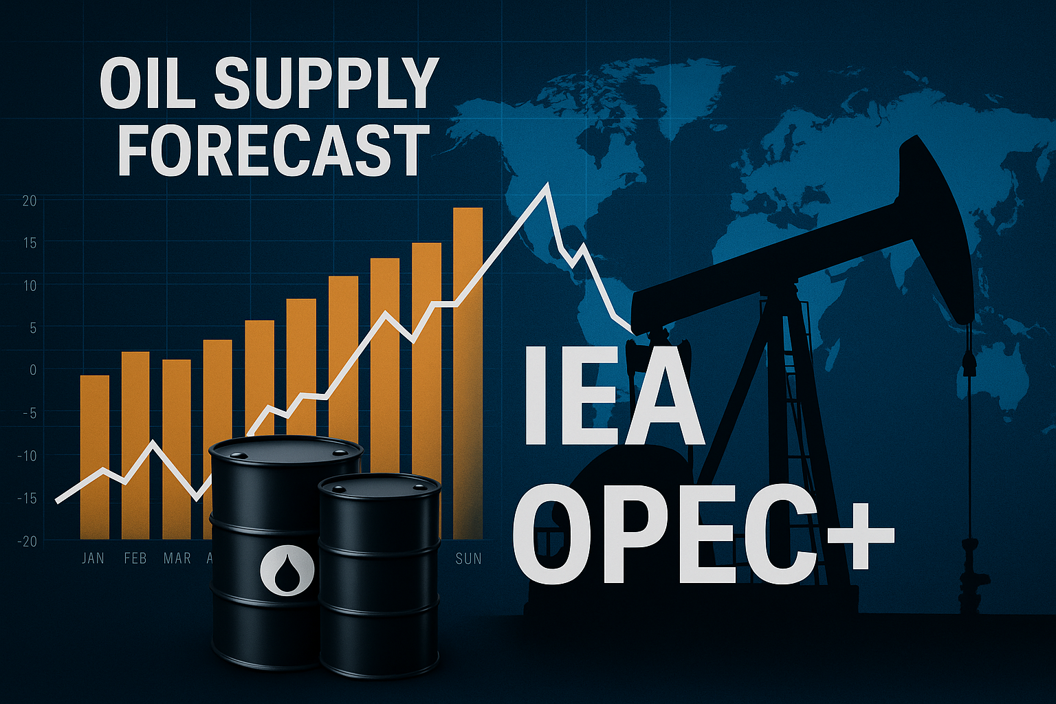 IEA Raises 2025 Oil Supply Forecast as OPEC+ Stir Market Waters