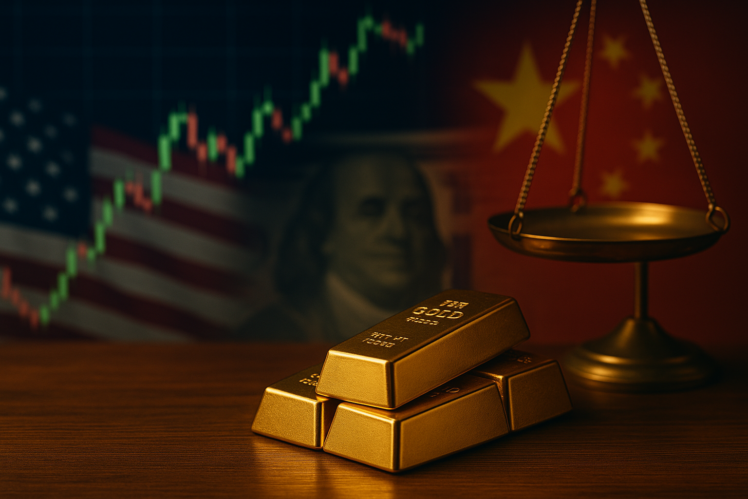 Gold Surges to Record High as U.S.-China Tensions and Fed Cuts Fuel Rally