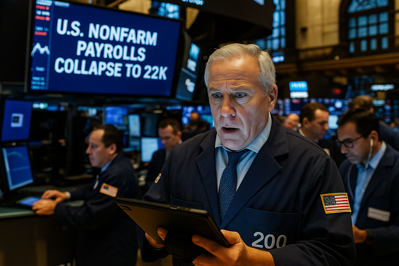 NFP Shockwave: U.S. Nonfarm Payrolls Collapse to 22K – Cooling Jobs Market Ignites Rate-Cut Frenzy