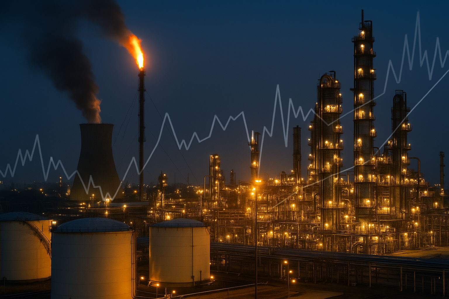 Russian Energy Attacks Push Oil Prices Higher as Market Eyes Supply Risk