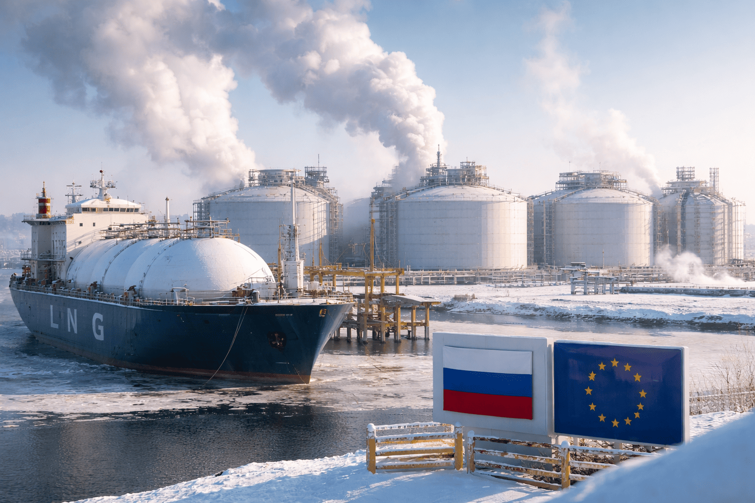 Russia Delays 100M-Ton LNG Goal as Sanctions Bite Deeper