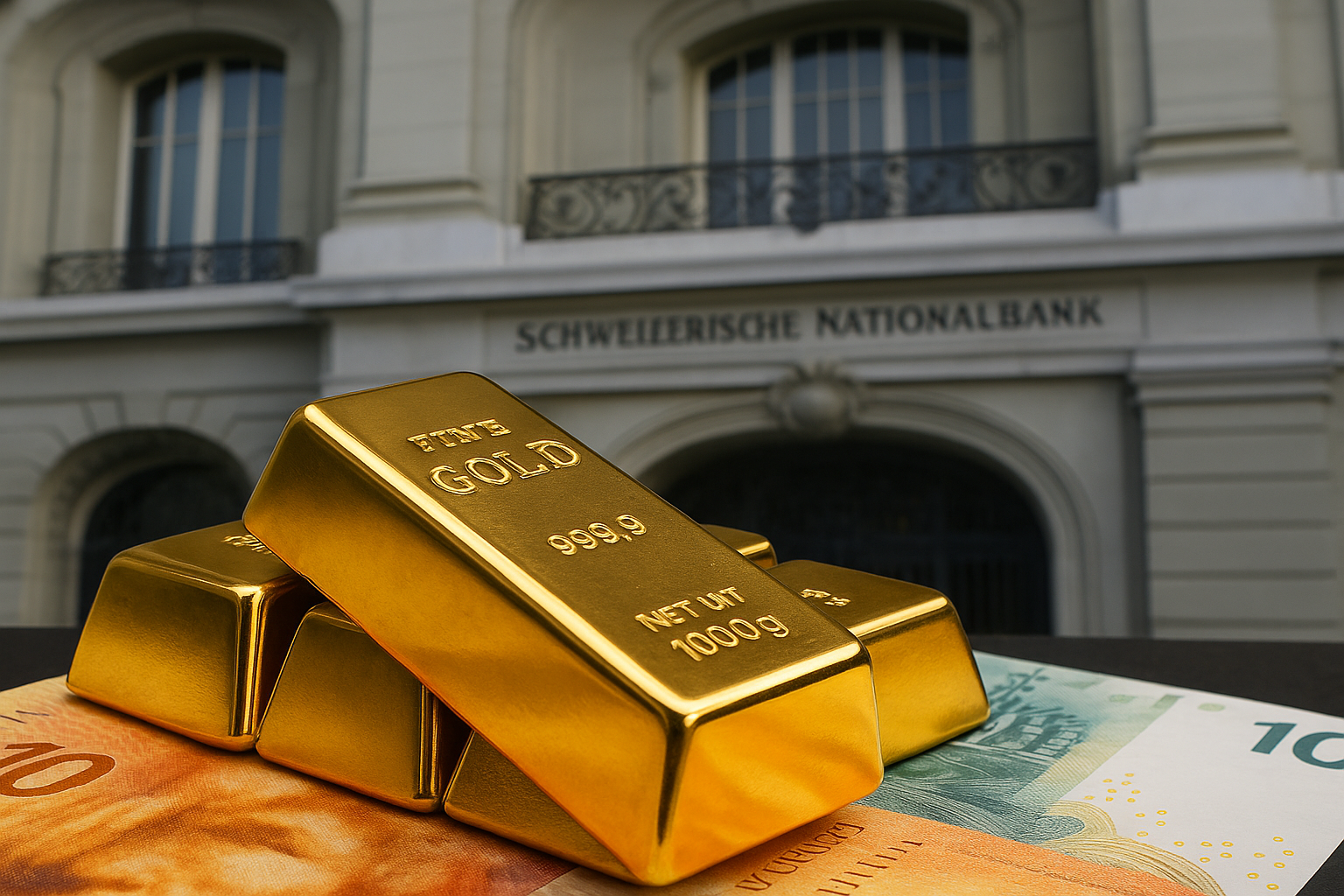 Swiss Gold Export Swings Hammer Swiss Surplus Amid Trump Tariff Fears
