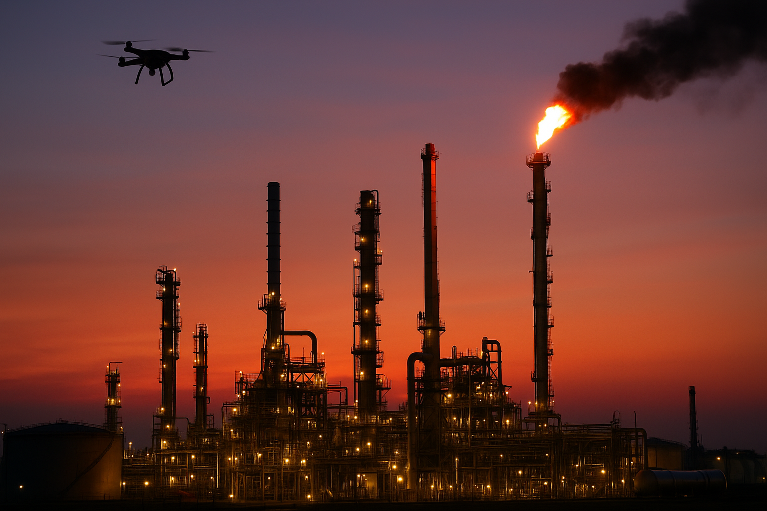 Ukrainian Strikes on Two Russian Refineries Deepen Oil Market Tensions