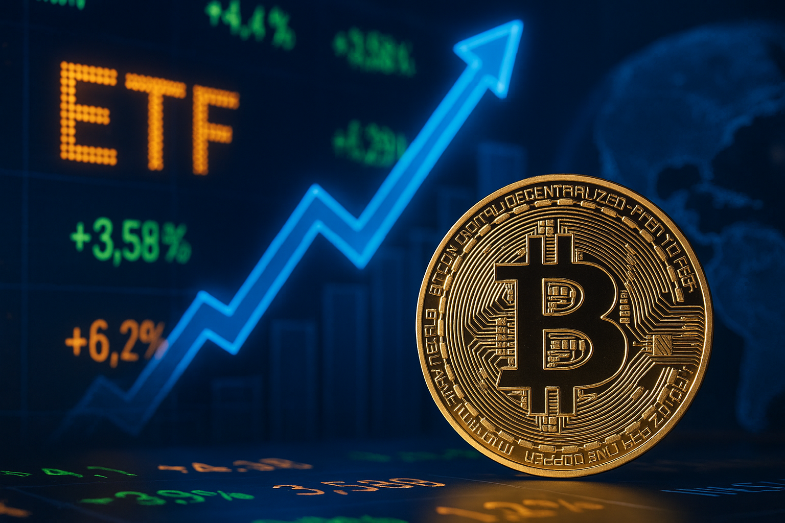Global Crypto ETFs Draw Record $5.95B Inflows as Bitcoin Soars to New Highs