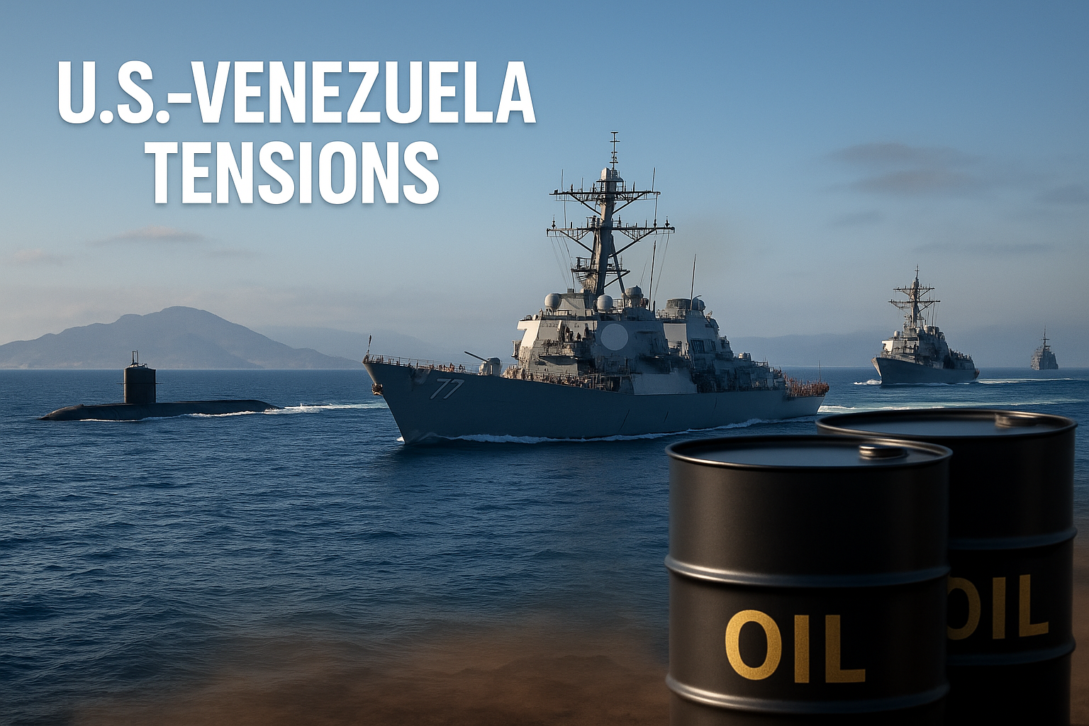 Escalating U.S. - Venezuela Conflict: Warships Sent to Caribbean