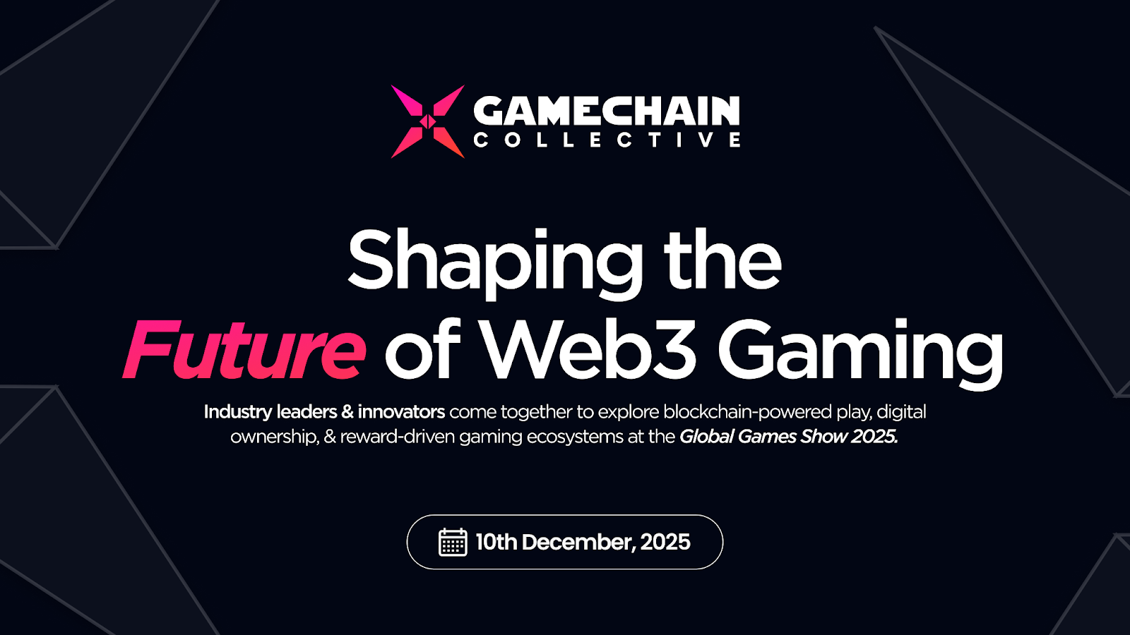 Main image for event: GameChain Collective Abu Dhabi Reimagines the Future of Play Through Web3 Innovation
