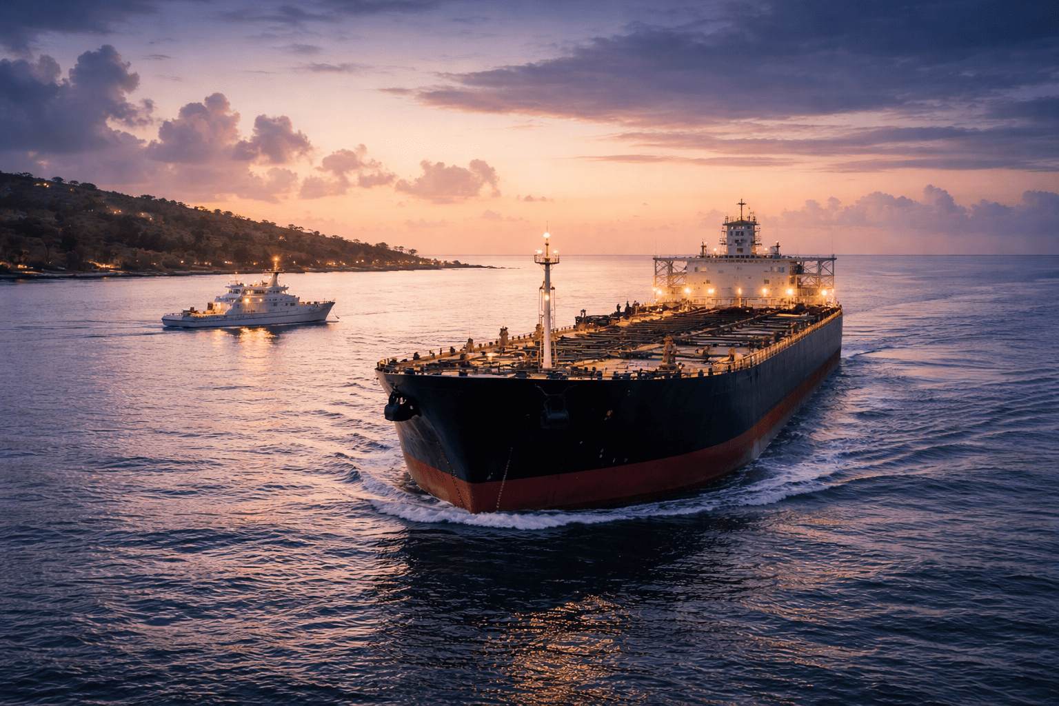 Crude Climbs as U.S. Tanker Hunt Near Venezuela Lifts Risk