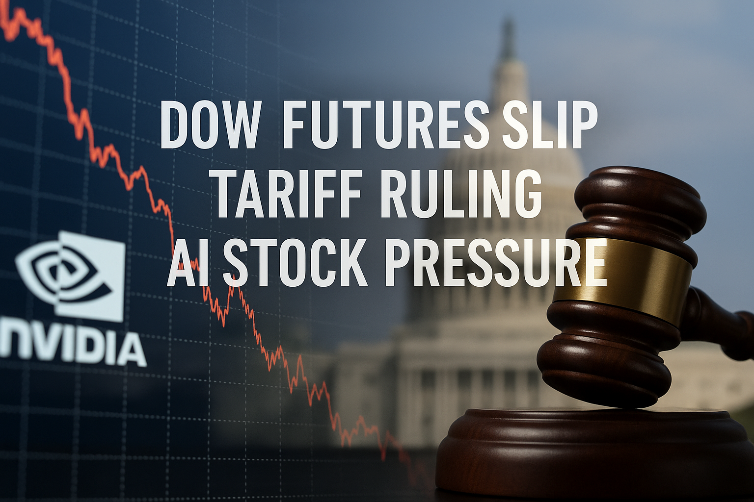 Dow Futures Slip as Markets Digest Tariff Rulings and AI Stock Pressure
